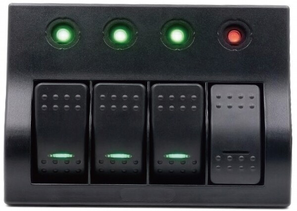 Otomatik Sigortalı Elektrik Kontrol Paneli, Led Işıklı ve Etiketli