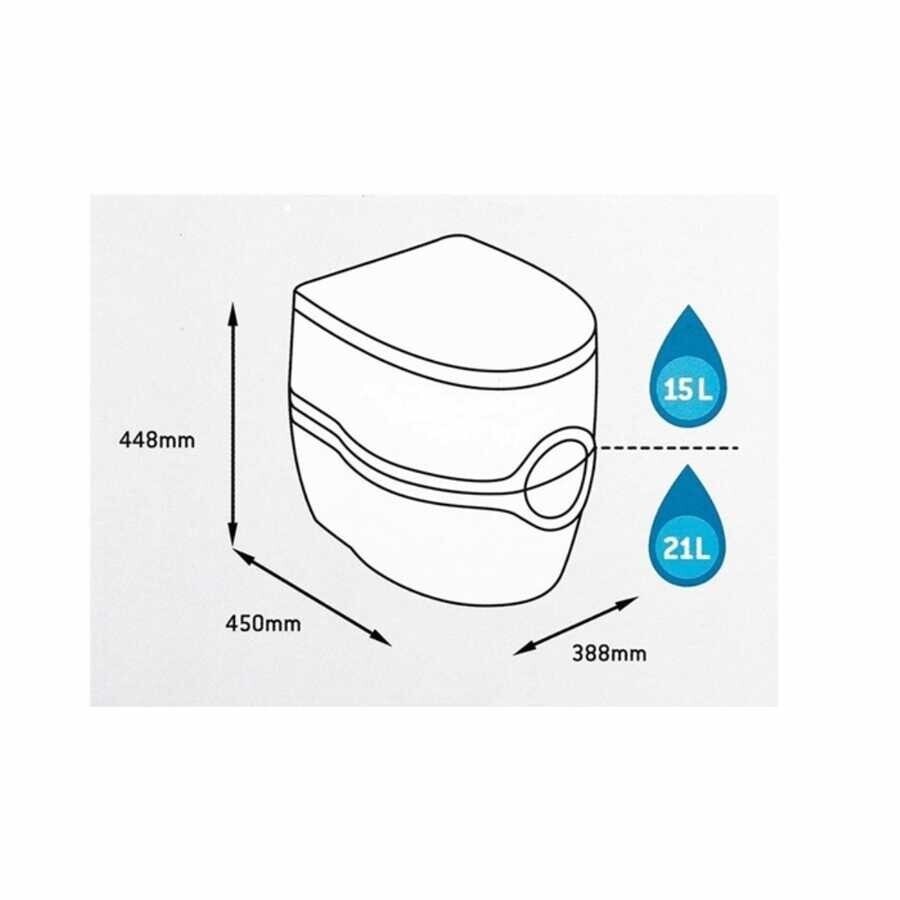 Thetford Porta Potti 565 P Portatif Tuvalet