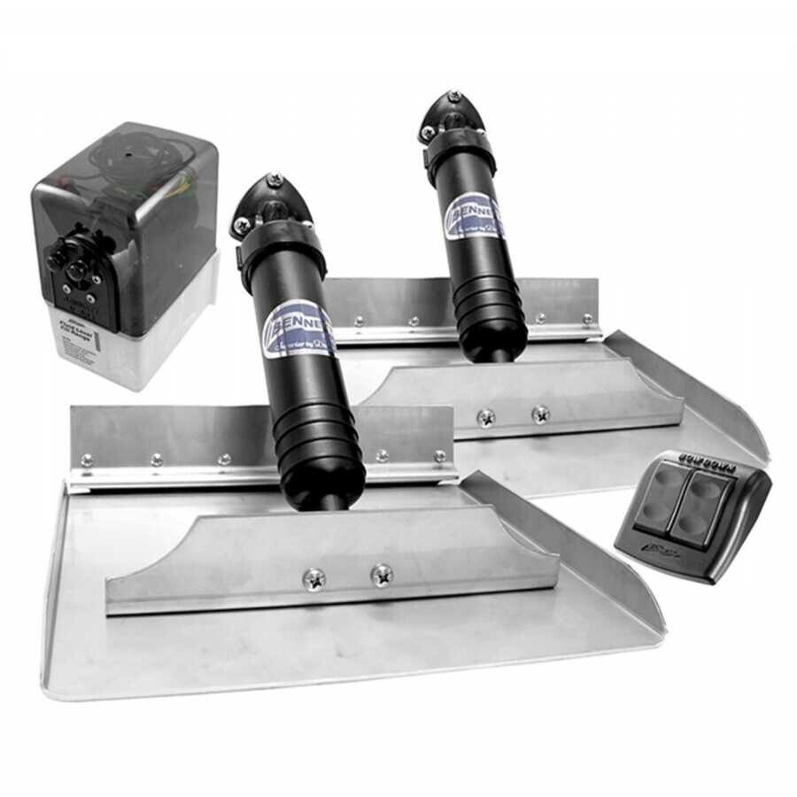 Bennett Tek Pistonlu Hidrolik Flap Seti 12V