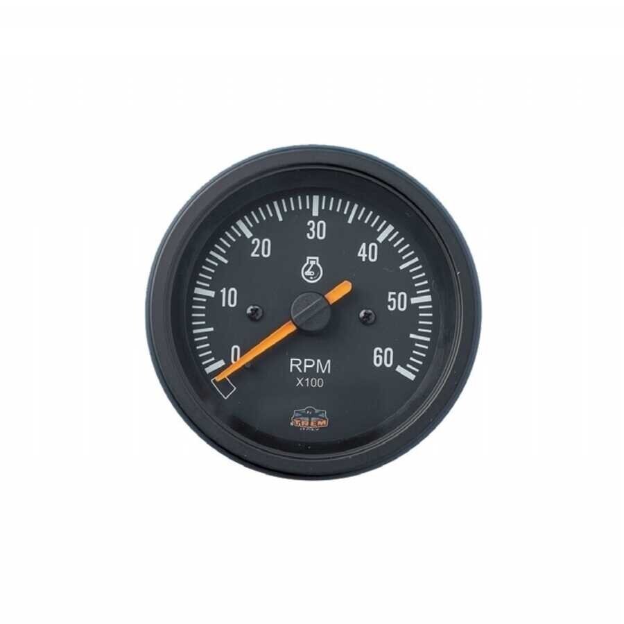 Trem Motor Devir Göstergesi Siyah