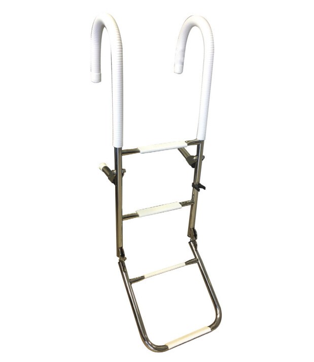 Krom Merdiven Katlanır 4 Basamaklı 35x120cm