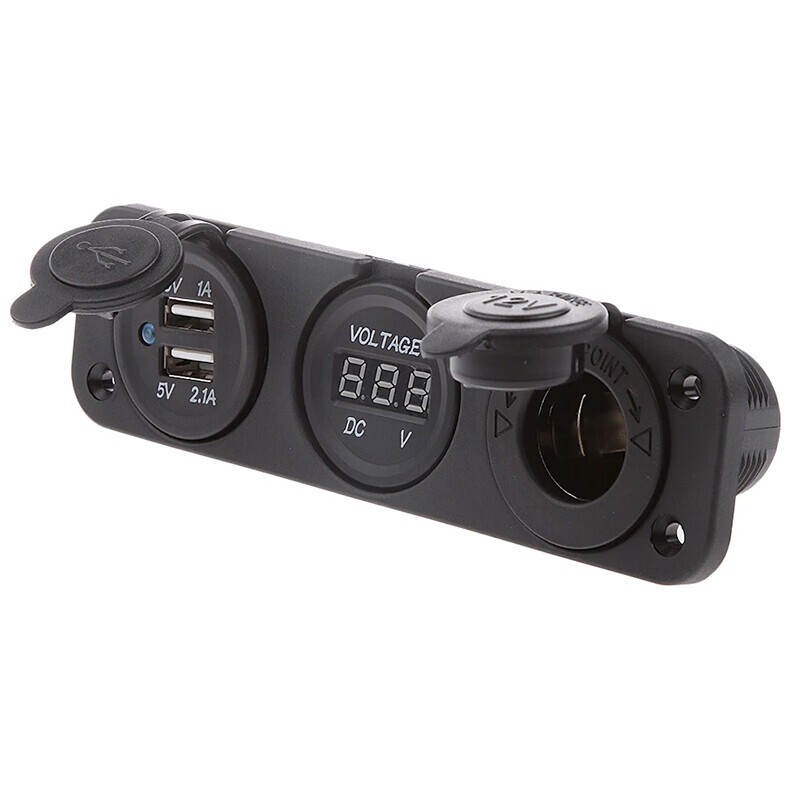 Marin Çakmaklık+Usb Soketi + Voltmetre