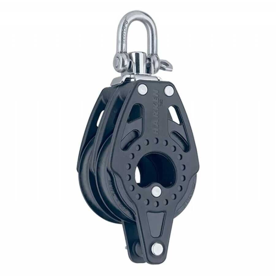 Harken 2663 75mm Fırdöndülü, Kuyruklu Çiftli Makara