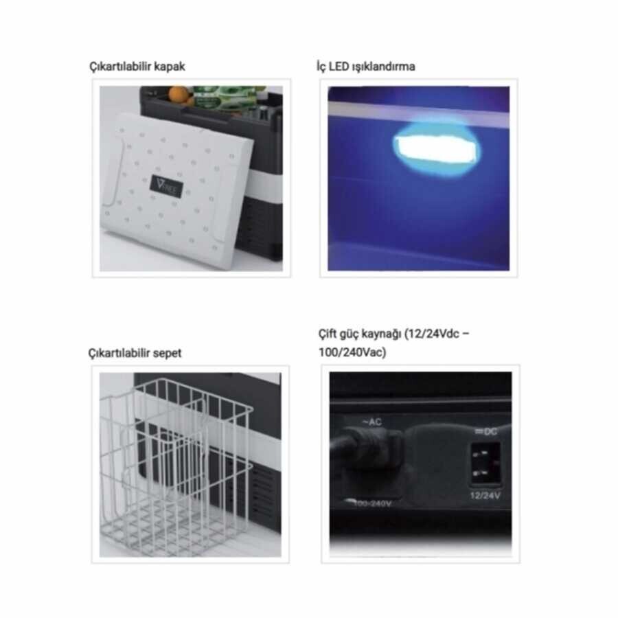 Vitrifrigo VF55P Portatif Buzdolabı 55Litre