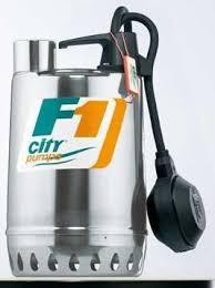 İtalyan City Pumps Paslanmaz Flatörlü Drenaj dalgıç Pompalar F1 70M