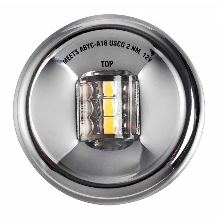 Yuvarlak Kıç Feneri, Krom Kapaklı, Led 12V