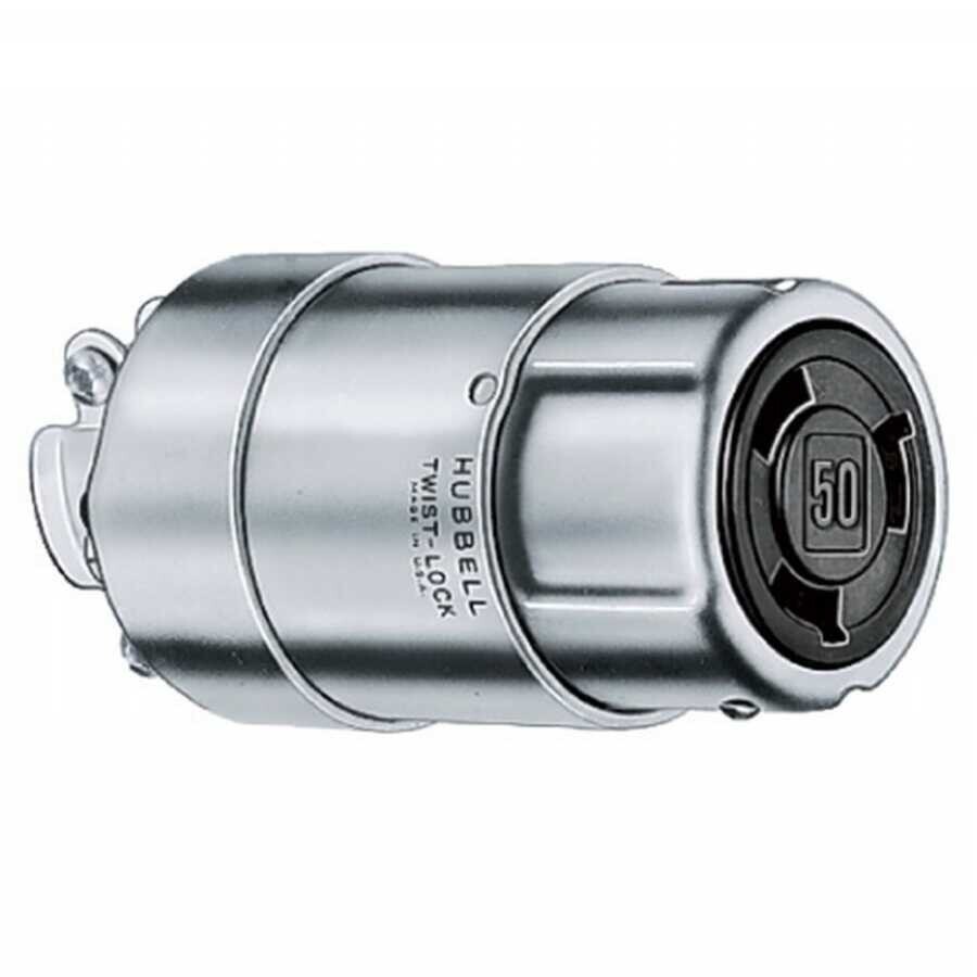 Hubbell 220V Paslanmaz Marin Fiş 50 Amp