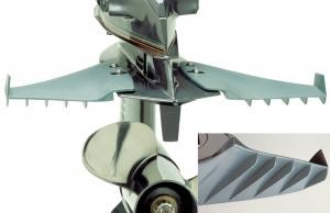 Atlantic Watercraft dıştan takma motor kanadı.