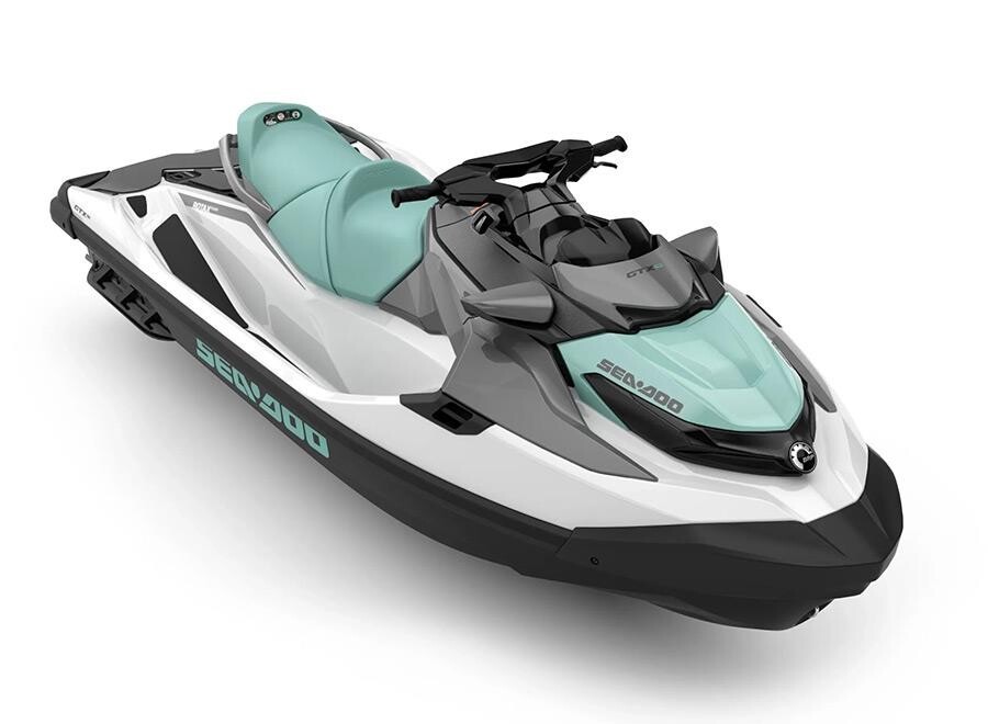 Seadoo GTX PRO 130 iBR Jet Ski / (White - Neo Mint ) 2025