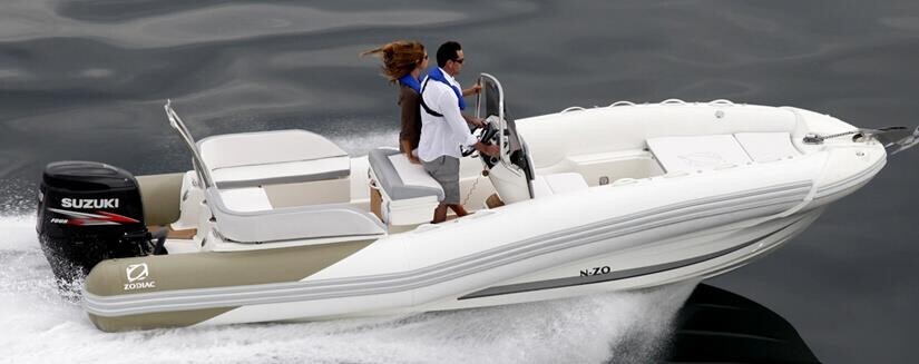 Zodiac N-Zo 680 Şişme Bot + Suzuki 250 HP Deniz Motoru