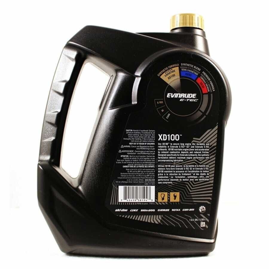 Evinrude Johnson XD100 Dıştan Takma Motor Yağı 3.78L 1 Galon
