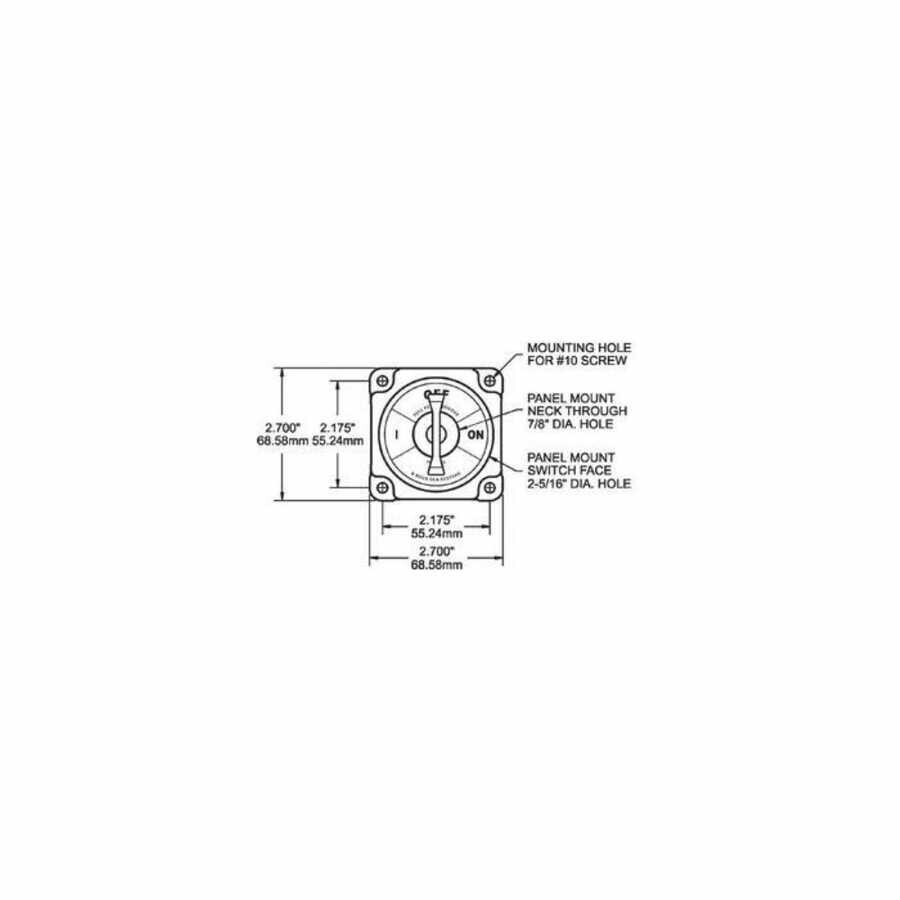 Blue Sea Systems 6005 Akü Devre Kesici