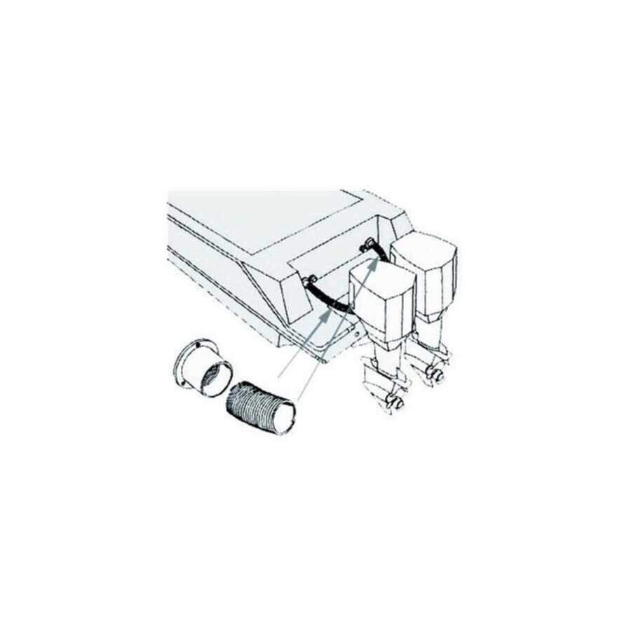 R/C Telleri için Esnek PVC Montaj Spirali