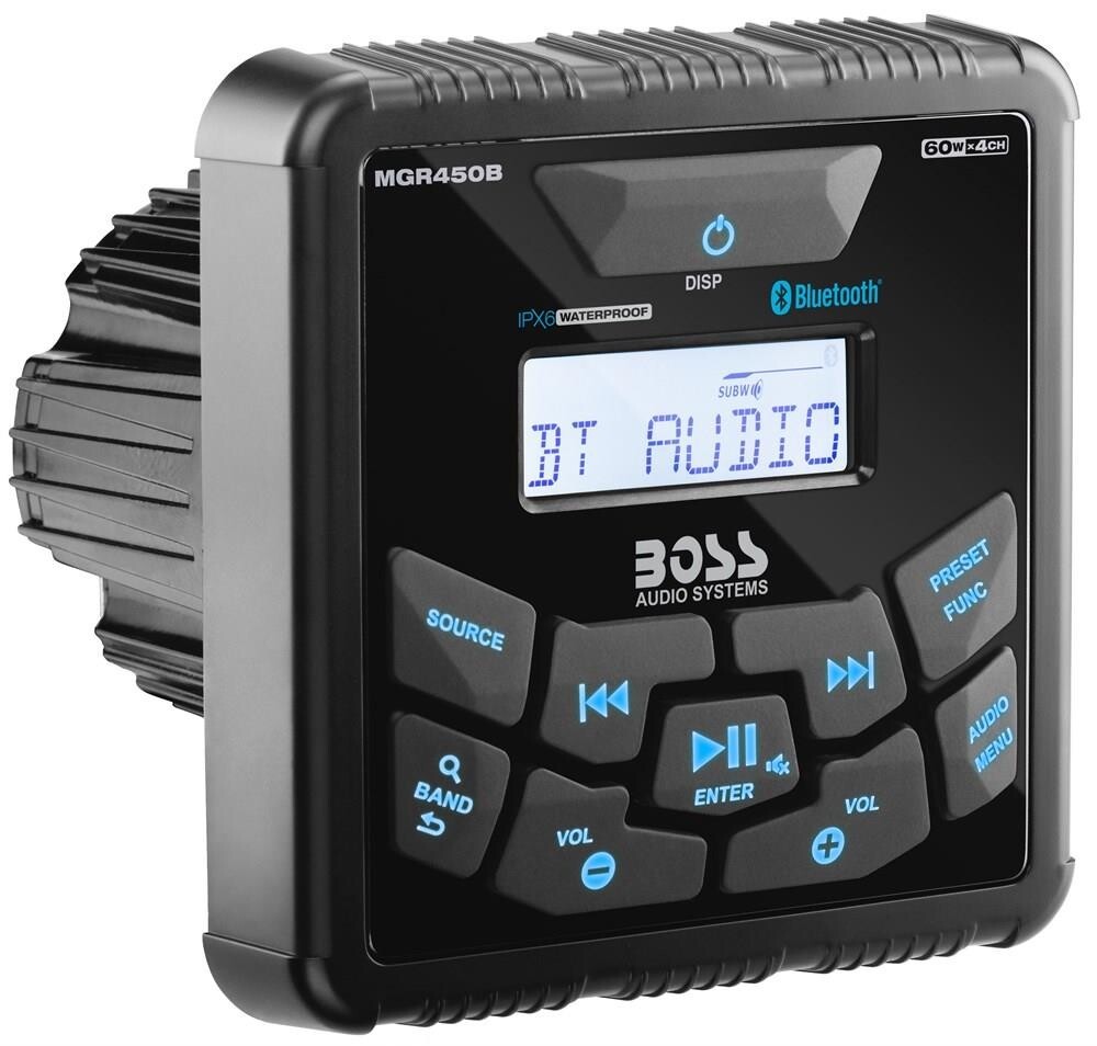 Boss Audio MGR450B Systems Marin Teyp Bluetoothlu Siyah