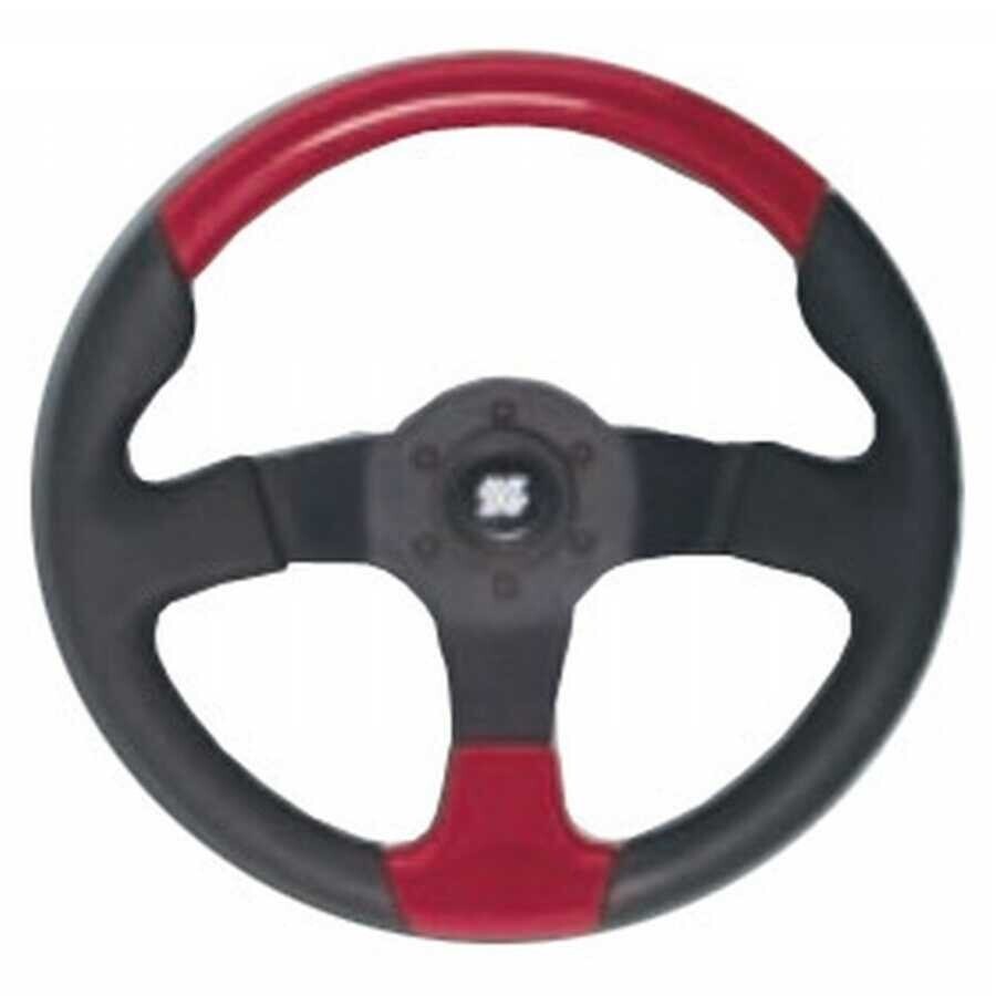 Ultraflex Burano Direksiyon Simidi 35cm / Kırmızı-Siyah