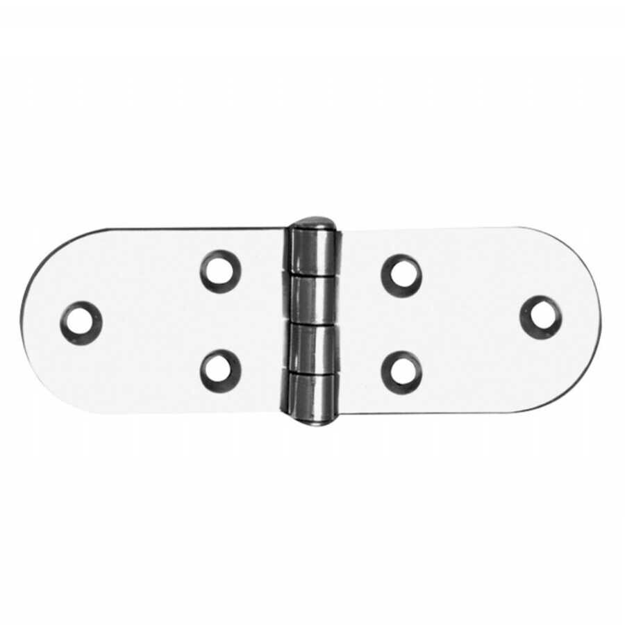Paslanmaz Krom Oval Menteşe 38x118mm