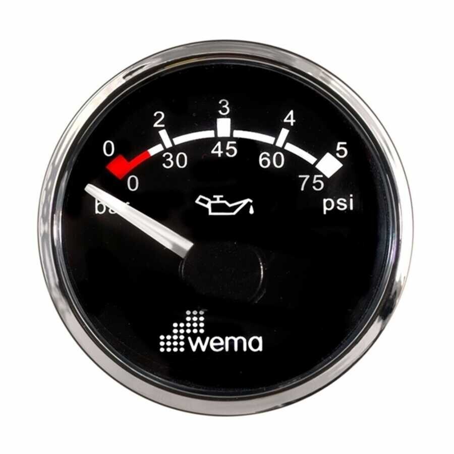 Wema Yağ Basınç Göstergesi 5Bar