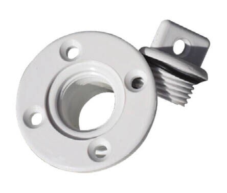 Plastik Miçoz Beyaz Yuvarlak 13mm (1/2")