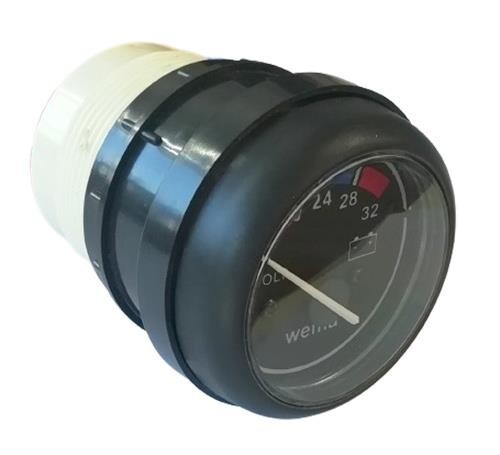 Wema Analog Voltmetre 24V Siyah