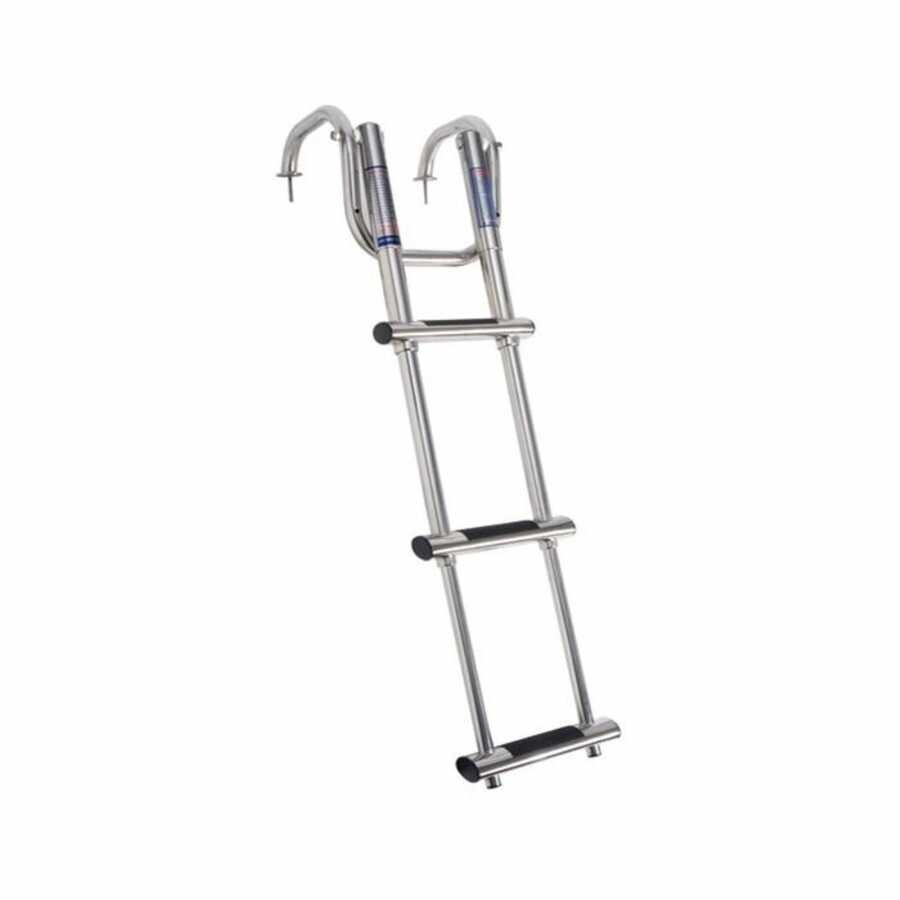 Stainless steel compact telescopic staircase