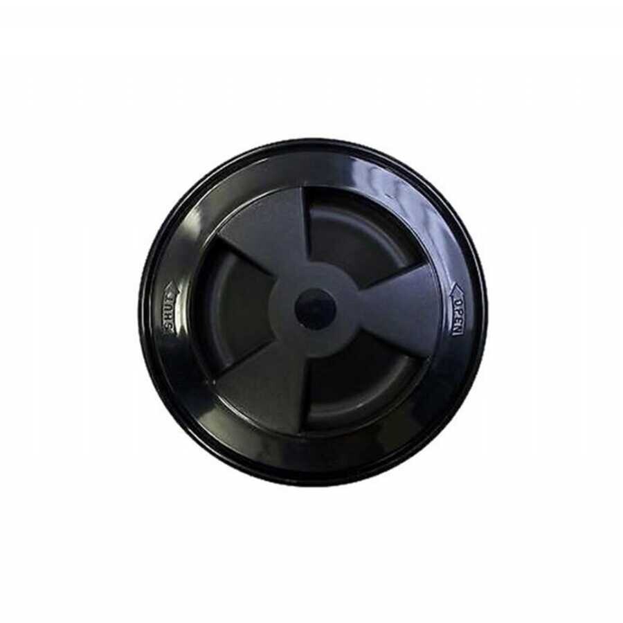 Nuova Rade Plastic Round Control Cover Black