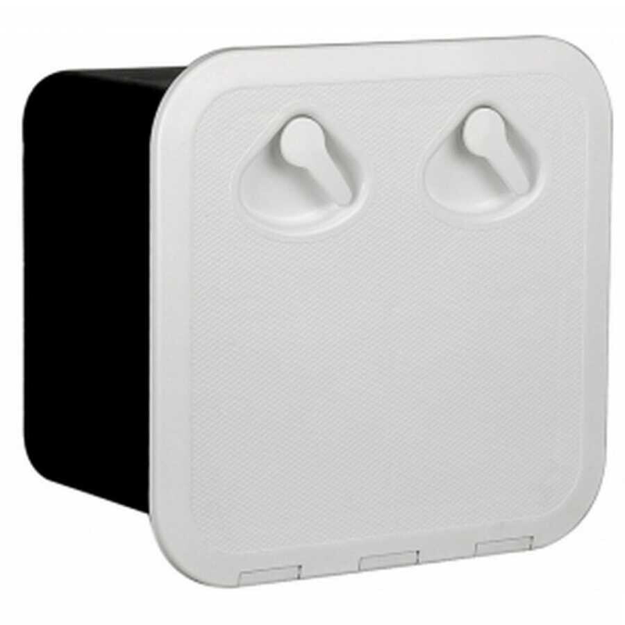 Nuova Rade Plastic Cabinet, White, 180 ° Open, 37.5x37cm