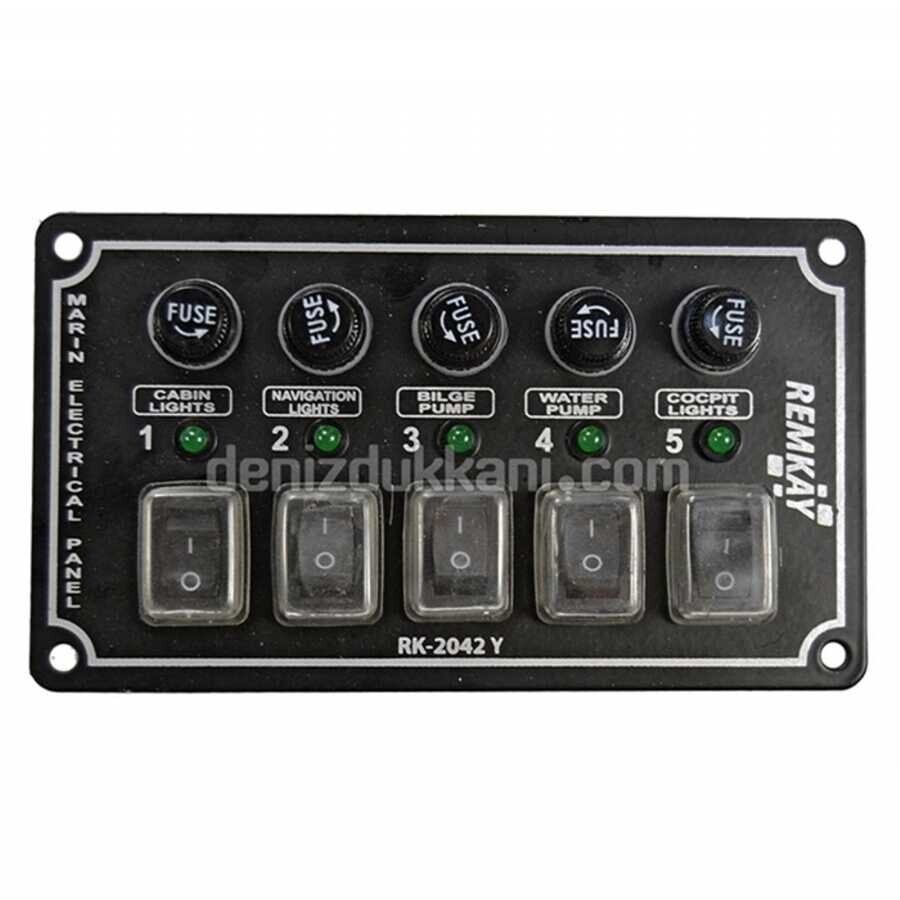 İzoleli Elektrik Switch Panelleri Yatay