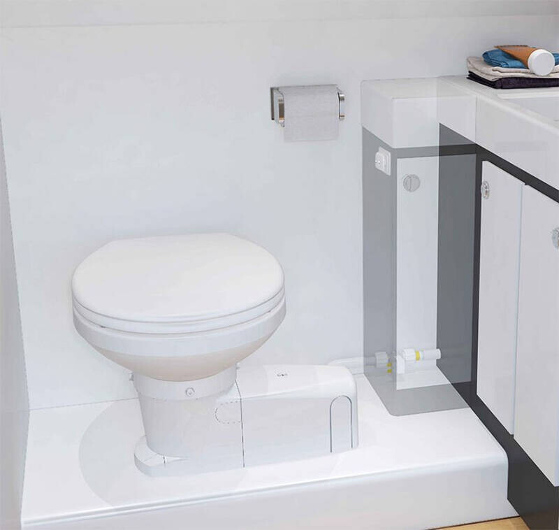Sanimarin Maxlite+ S Elektrikli Marin Tuvalet
