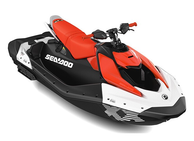 Seadoo Spark 3UP Trixx 90 Jetski (White - Dragon Red ) 2025