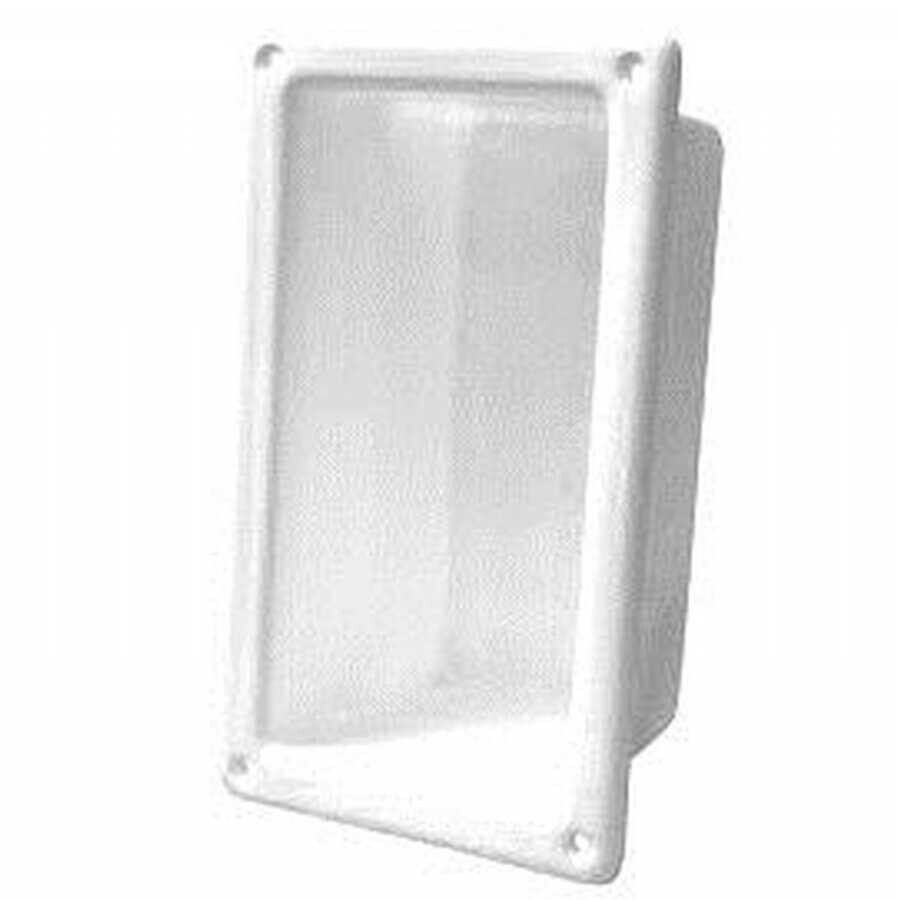 Burial goods slot, white ABS