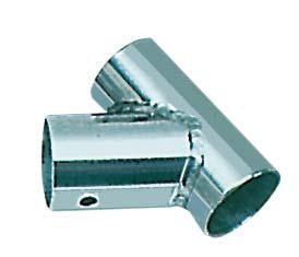 Vardavela ara parçası, T 60° AISI 316 paslanmaz çelik. 25 mm