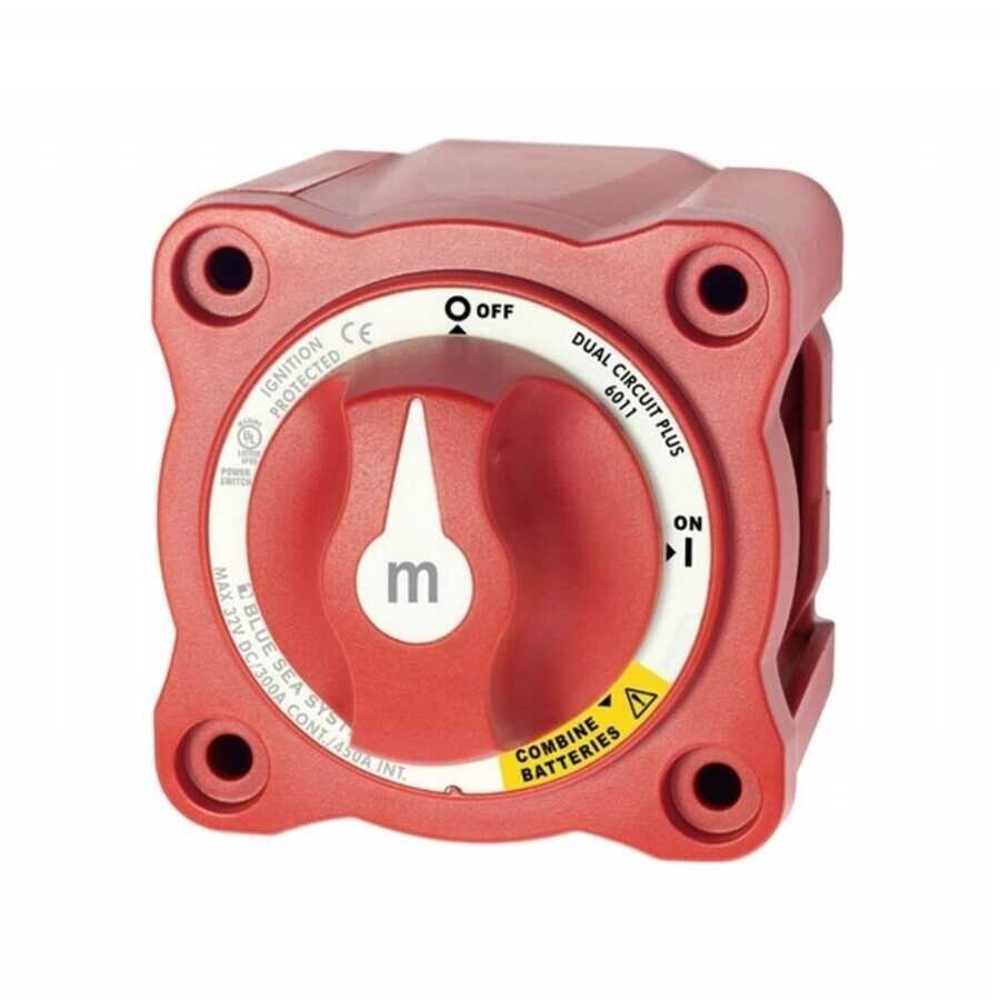 Blue Sea Systems M-Serisi Dual Circuit Plus Akü Şalteri