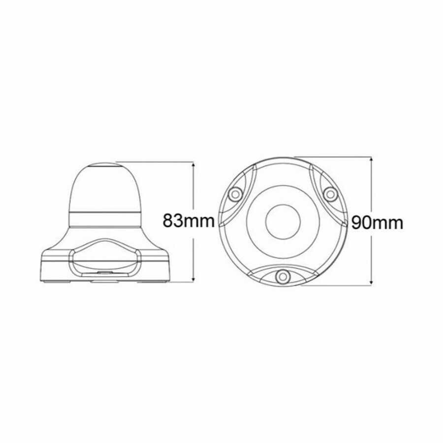 Hella Marine 360° Multi-Flaş Çakar Led Lamba