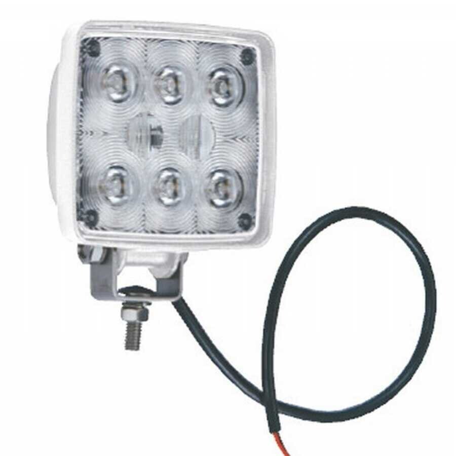 8 Ledli Kare Projektör Lamba 12-24V