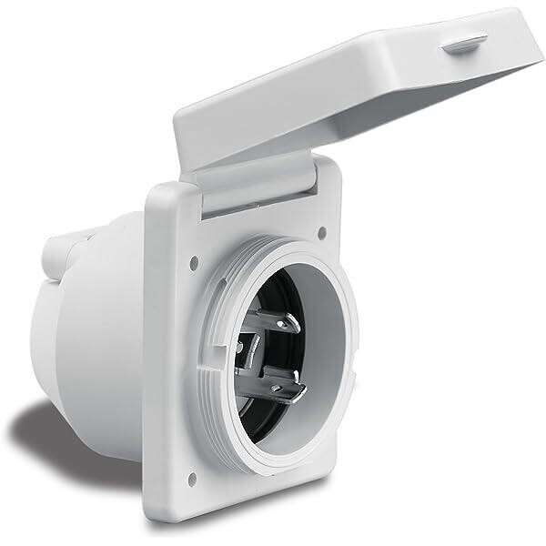 Marinco 220V/30A Standart Priz, Kare Tip
