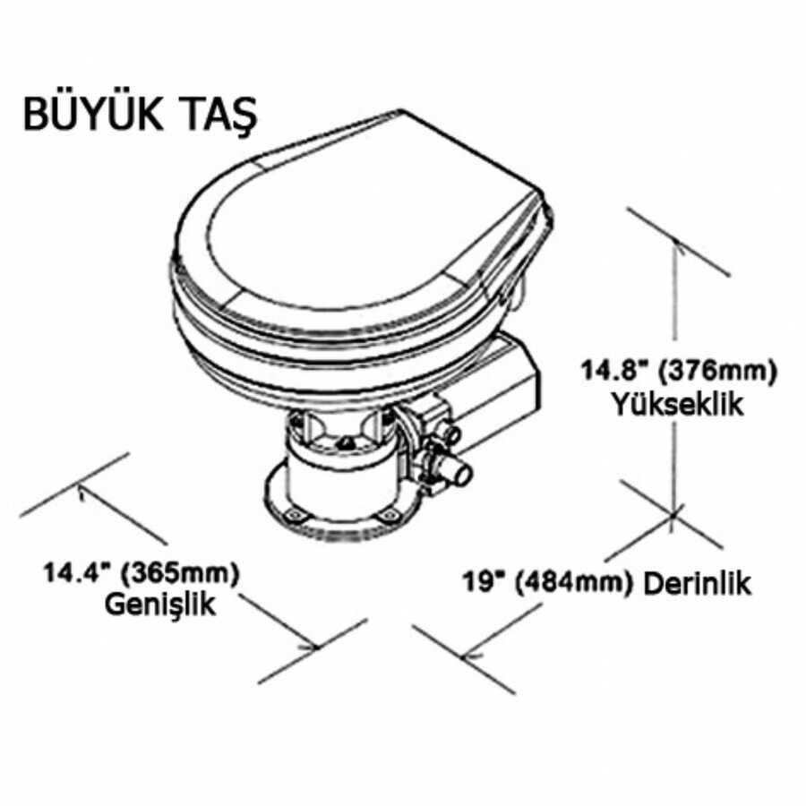 Tmc Elektrikli Marin Tuvalet