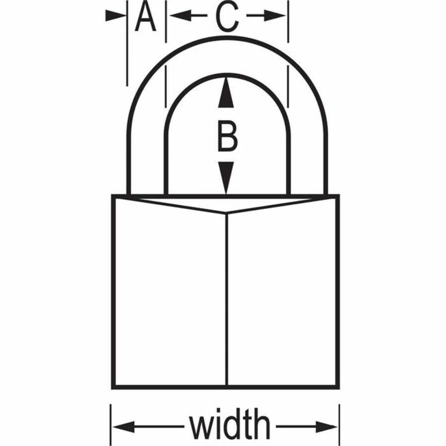 Master Lock 130EURQNOP Masif Pirinç Asma Kilit 30mm-4 Adet
