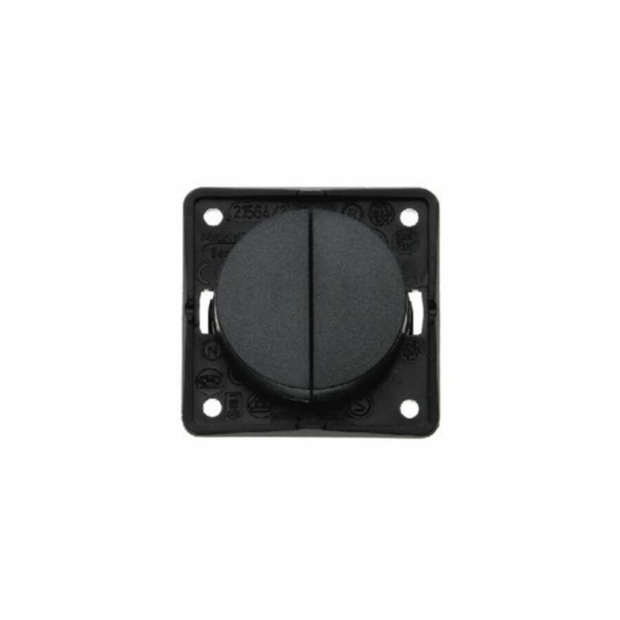 Berker W4 Çiftli Anahtar 56x56mm