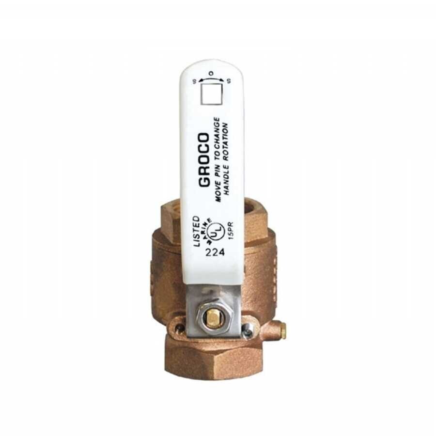 Groco global valve, bronze