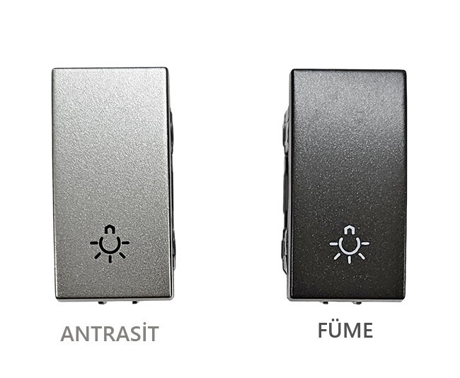 Mono Elektrik 1M Light Bas-Çek Anahtar M+K