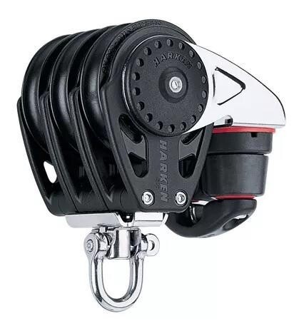 Harken 57mm Carbo Cem Kilitli Üçlü Makara / İp: 10mm