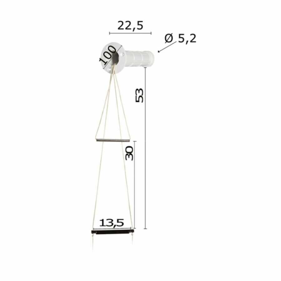 Emergency ladder, burial, 3 -digit