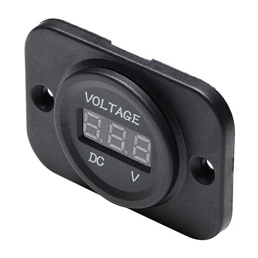 Dijital Voltmetre Göstergesi Siyah 5-30V