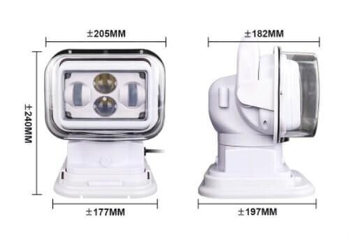 Projektör Uzaktan Kumanda Beyaz 60W 12-24V Led