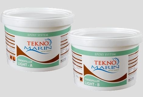 TEKNOFILLER LIGHT (Epoxy Hafif Macun) (Kahverengi) 1 LT