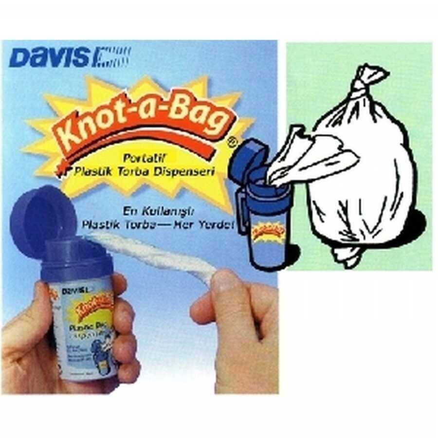 Davis Portatif Plastik Kutulu Çöp Torbası Dispenseri