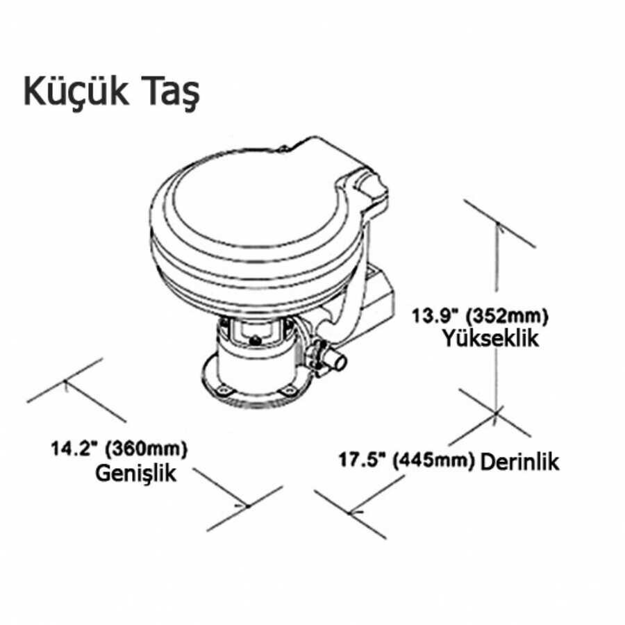Tmc Elektrikli Marin Tuvalet