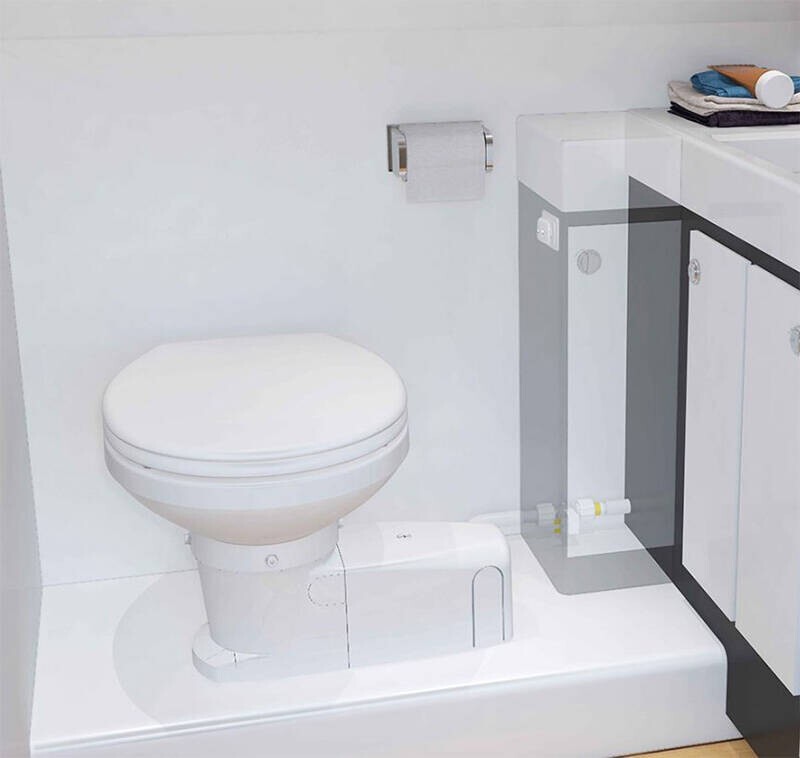 Sanimarin Maxlite+ S Elektrikli Marin Tuvalet