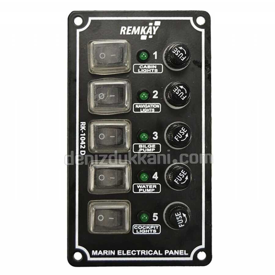 İzoleli Elektrik Switch Panelleri Dikey