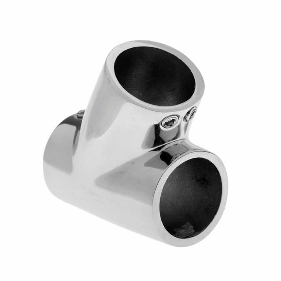Vardavela Ara Parçası Krom Bağlantı T 60 Derece Çap 25mm